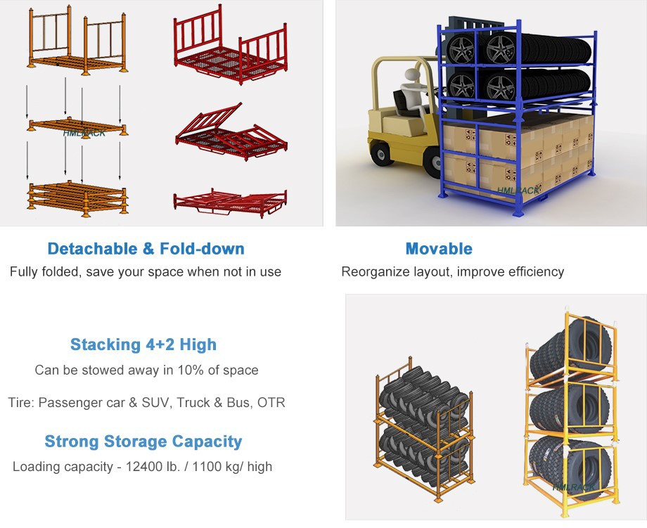 Stackable Tire Racks Stackable Tire Racks