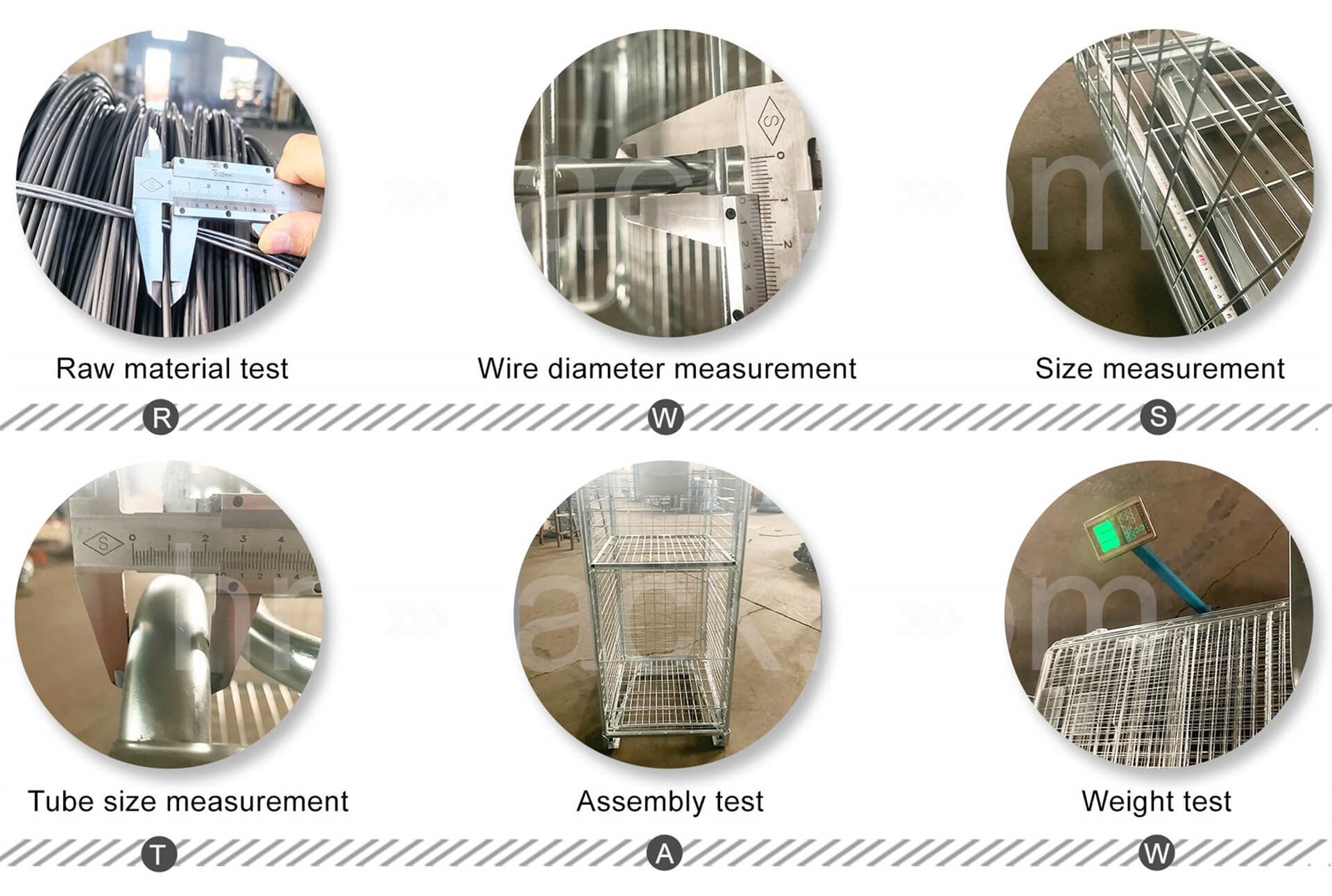 Roll Cage Container Quality Inspection Roll Cage Container Quality Inspection